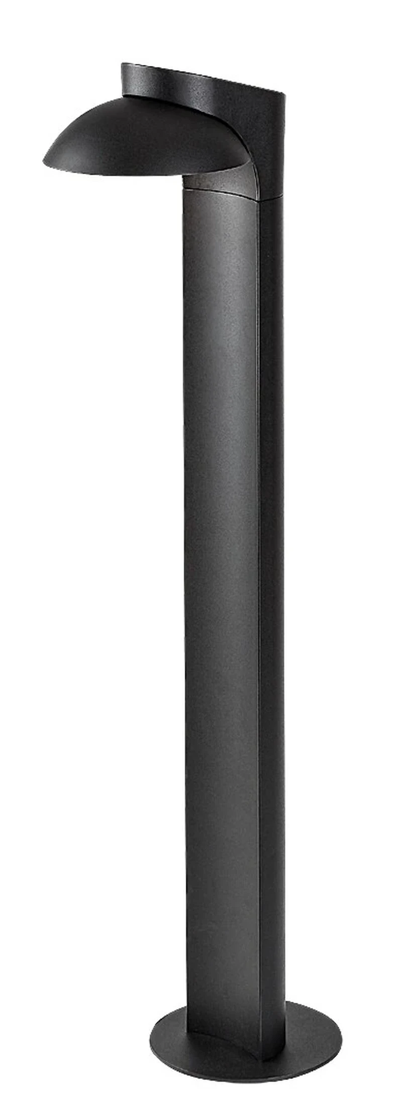 Wengen – LED градинска лампа в черно с бял абажур, Ø130мм, 12W, 3000K, IP54