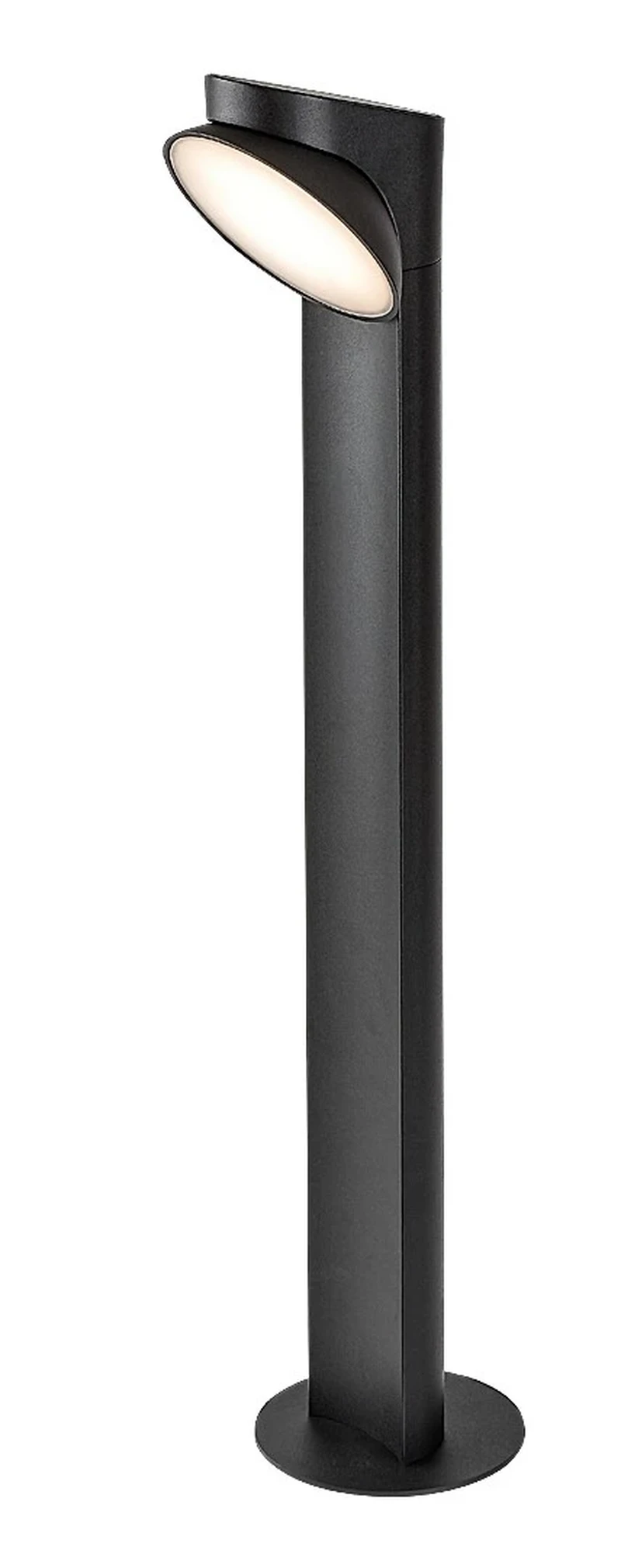 Wengen – LED градинска лампа в черно с бял абажур, Ø130мм, 12W, 3000K, IP54