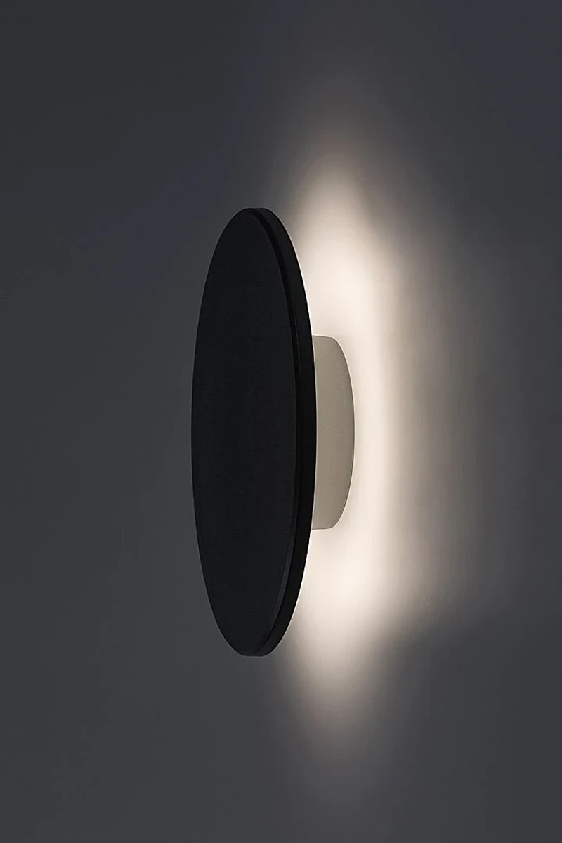 Rust – LED outdoor wall light in grey/white, Ø220mm, 15W, 2700-6500K, IP65