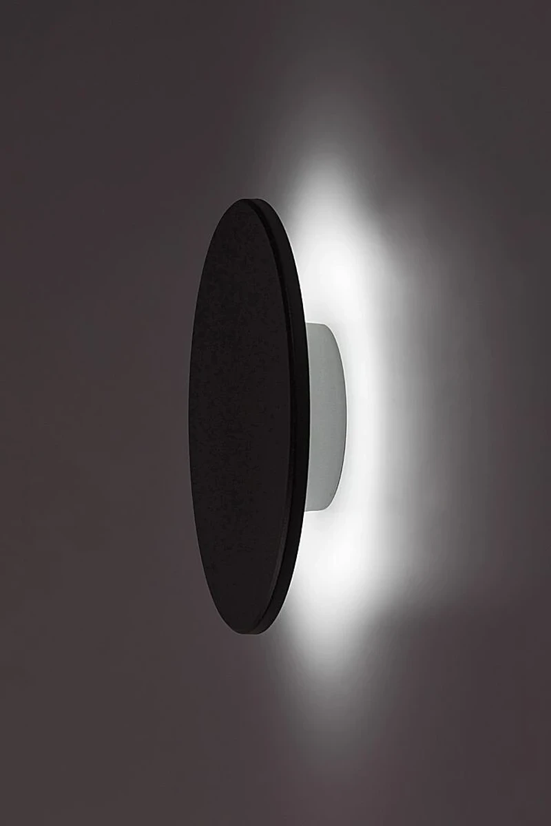 Rust – LED outdoor wall light in grey/white, Ø220mm, 15W, 2700-6500K, IP65