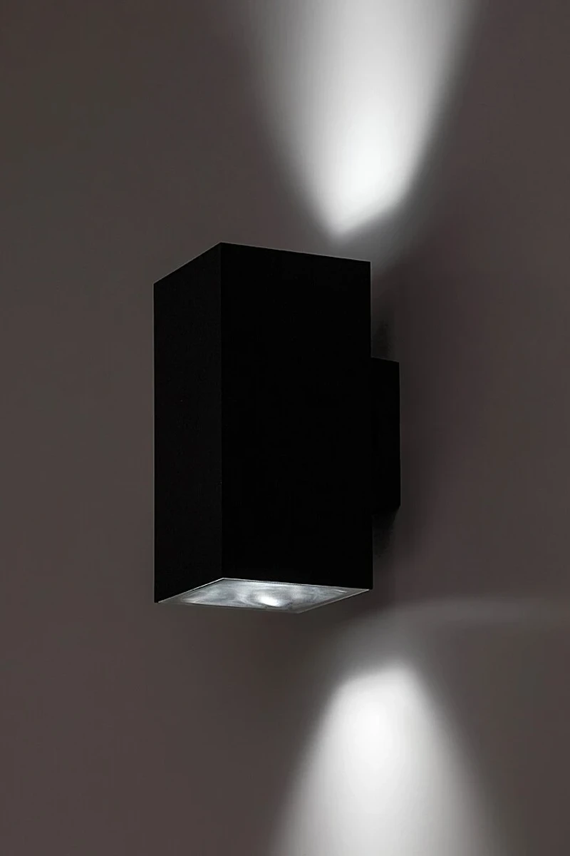 Urfa – LED външна стенна лампа в черно/бяло, 75×160мм, 18W, 2700-6500K, IP65
