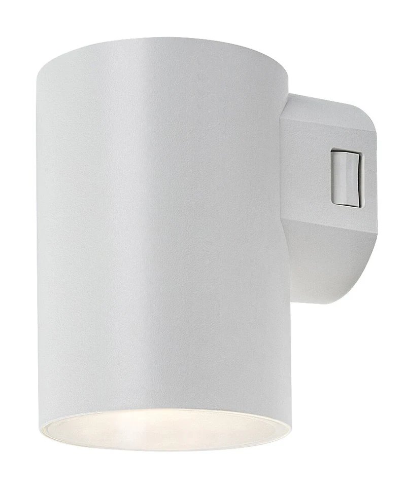 Outdoor Wall Lights Urfa – LED outdoor wall light in white, Ø75mm, 9W, 2700-6500K, IP65