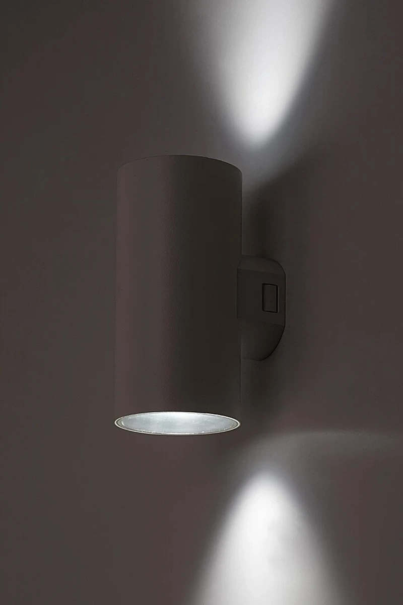 Urfa – LED външна стенна лампа в бяло, Ø75мм, 18W, 2700-6500K, IP65