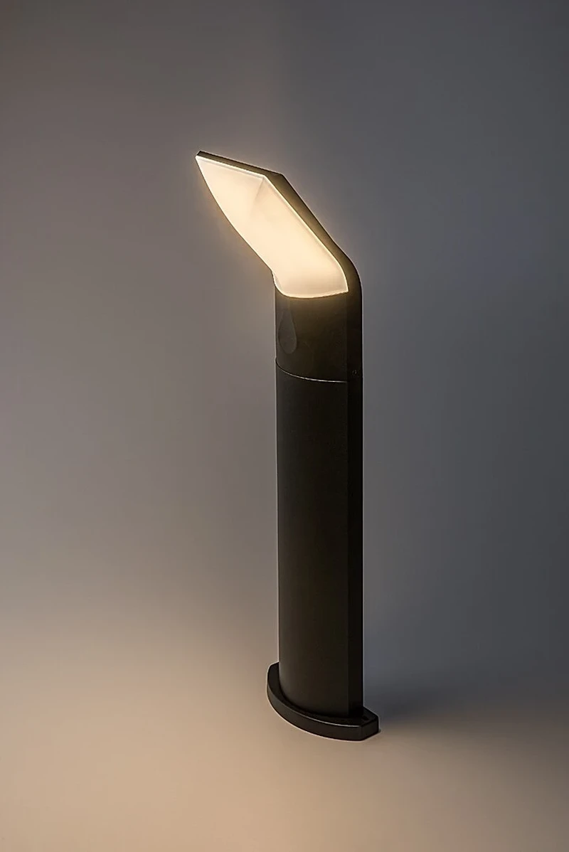 Tolna – LED градинска лампа в черно/бяло, 160×670мм, 10W, 3000K, IP54