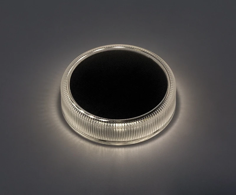 Trillo – соларна LED лампа за градина в прозрачно, Ø85мм, 0.3W, 4000K, IP65