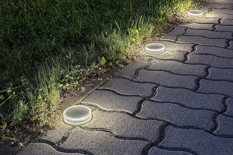 Trillo – соларна LED лампа за градина в прозрачно, Ø85мм, 0.3W, 4000K, IP65