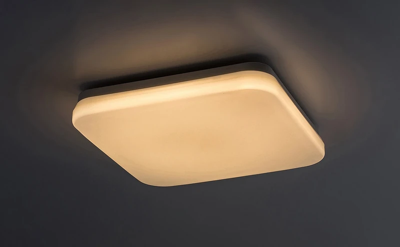 Lowar – LED плафон за тераса в бяло, 285×285мм, 18W, 3000-6000K, IP44