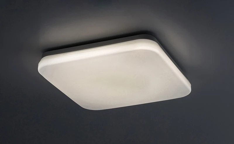 Lowar – LED плафон за тераса в бяло, 285×285мм, 18W, 3000-6000K, IP44