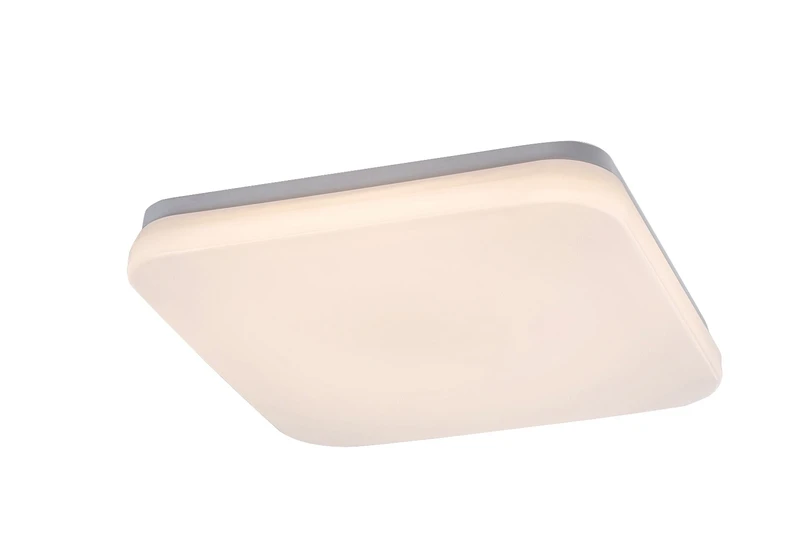 Lowar – LED плафон за тераса в бяло, 285×285мм, 18W, 3000-6000K, IP44
