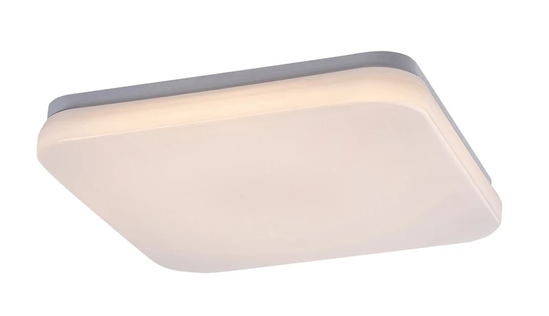 Външни таванни лампи (плафони) Lowar – LED плафон за тераса в бяло, 285×285мм, 18W, 3000-6000K, IP44