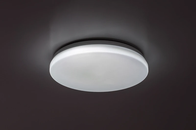 Lowar – LED плафон за тераса в бяло, Ø285мм, 18W, 3000-6000K, IP44