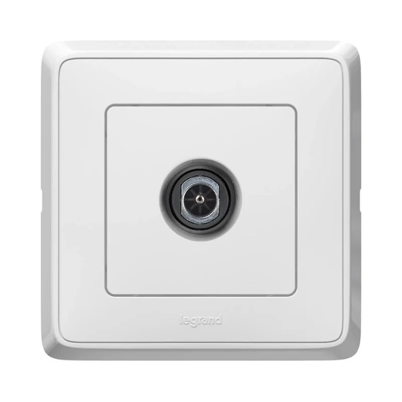 TV Розетка индивидуална 2150MHz 1.5dB с рамка Бял /до изчерпване/ - Legrand Cariva 773878