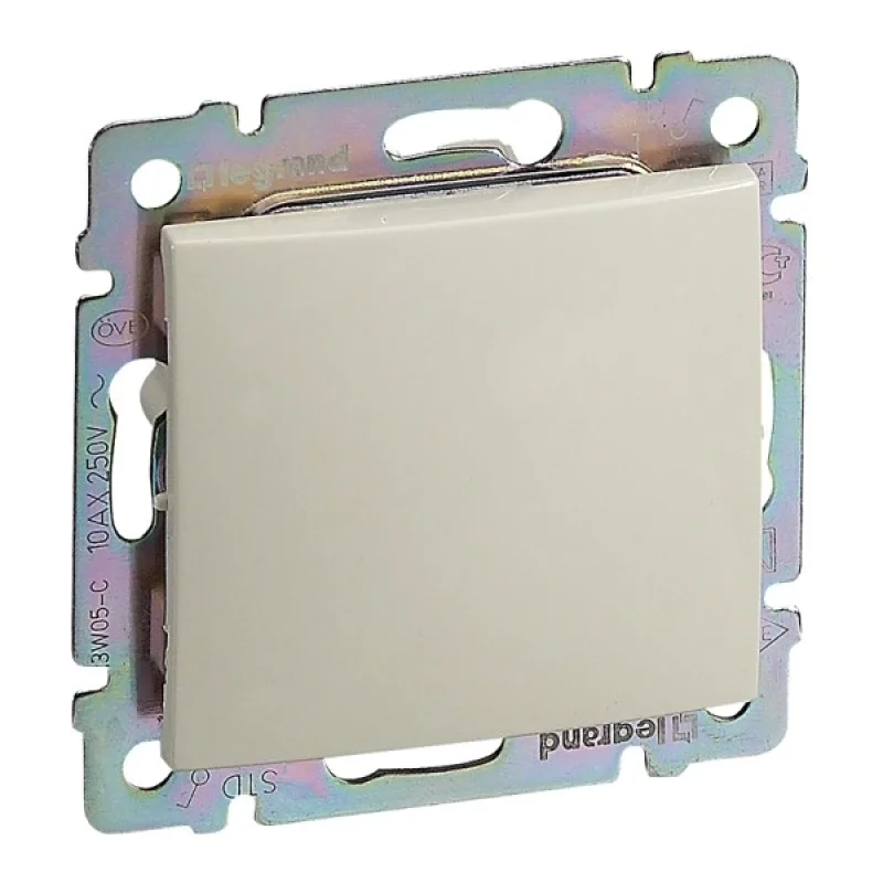 One-way switch IP44 Cream - Legrand Valena 774101