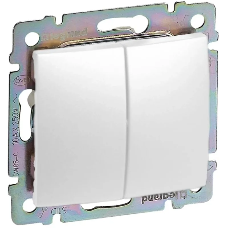 Legrand Switch double two-way White - Legrand Valena 774408