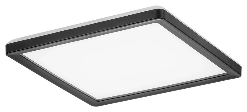 Inverness – LED плафон за тераса в черно/бяло, 250×250мм, 15W, 2700-6500K