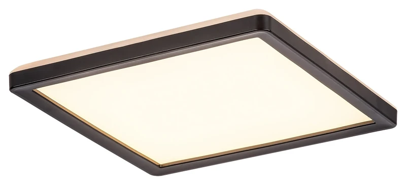 Inverness – LED плафон за тераса в черно/бяло, 250×250мм, 15W, 2700-6500K