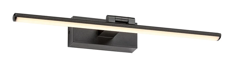 Лампи за картини Gaten – LED лампа за картини в черно с бял абажур, 450мм, 8W, 3000K