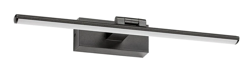 Gaten – LED лампа за картини в черно с бял абажур, 450мм, 8W, 3000K
