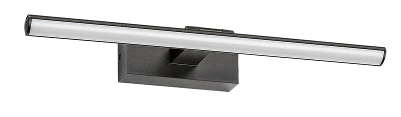 Gaten – LED лампа за картини в черно с бял абажур, 450мм, 8W, 3000K