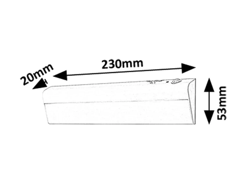 Jelora – LED осветление за кухня с датчик за движение, бял мат, 230мм, 0.5W, 4000K