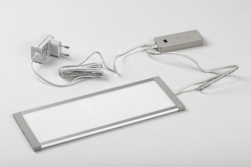 Tarelo – LED осветление за кухня в сребристо/бяло, 270мм, 6W, 3000-6500K