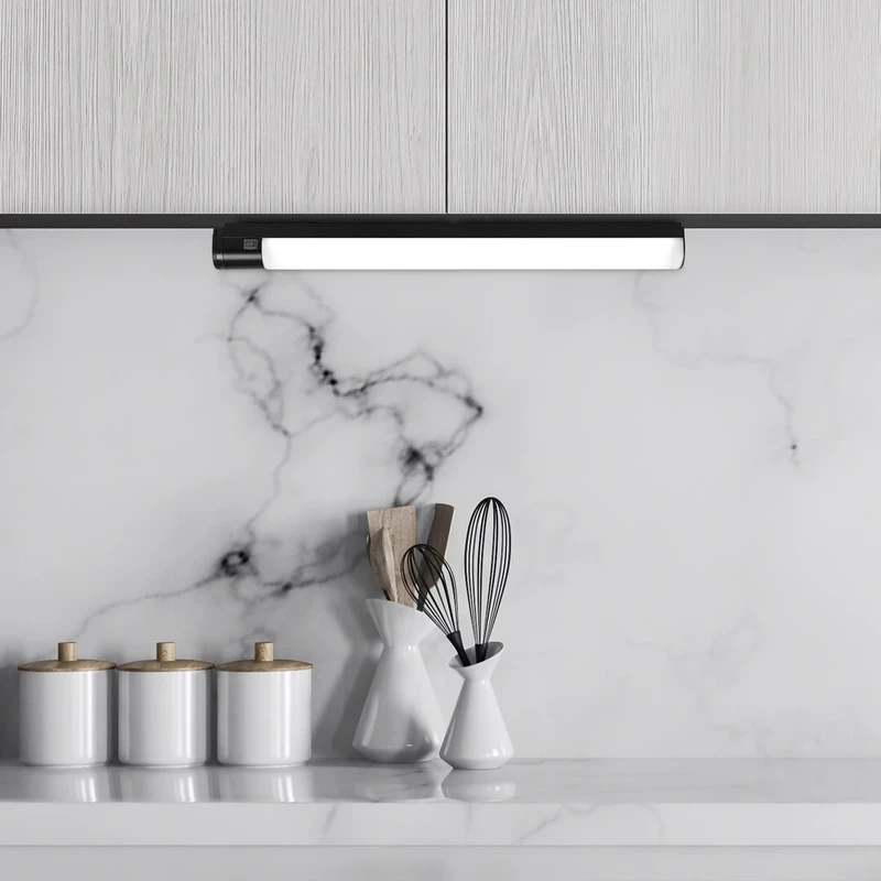 Duddu – LED осветление за кухня в черно/бяло, 870мм, 20W, 4000K