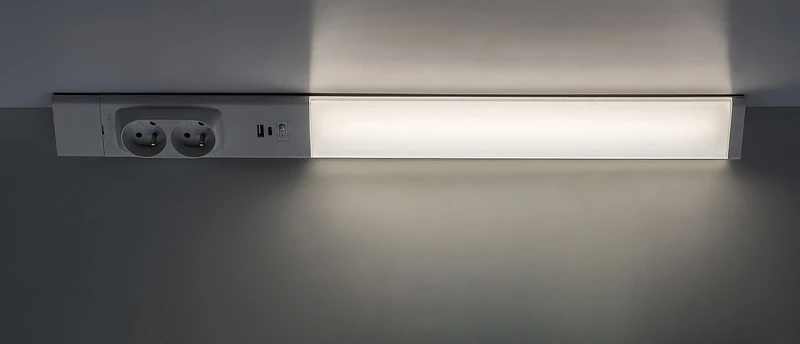 Bilal E – LED lighting for kitchen in white, 600mm, 18W, 4000K