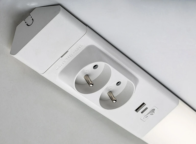 Bilal E – LED lighting for kitchen in white, 600mm, 18W, 4000K