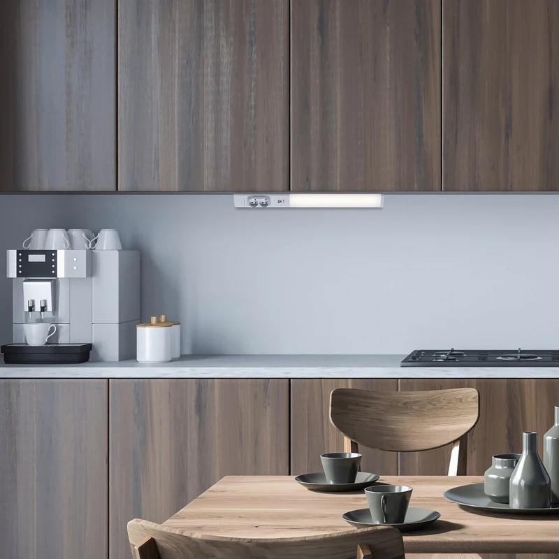 Bilal E – LED lighting for kitchen in white, 600mm, 18W, 4000K
