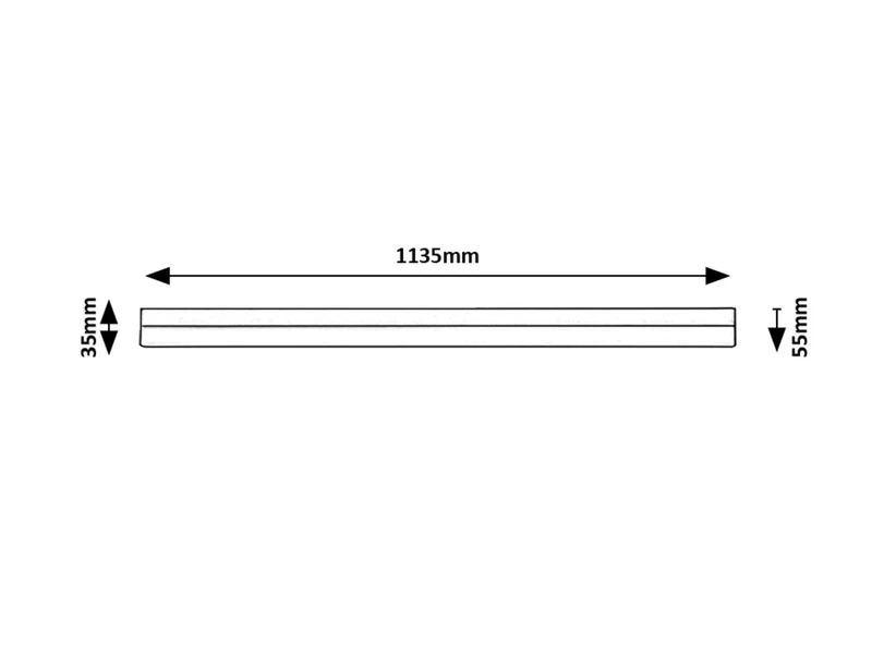 Band2 – LED осветление за кухня в бяло, 1135мм, 24W, 4000K