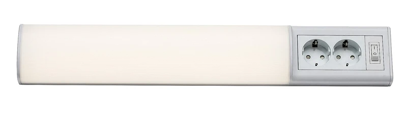 Осветление за шкаф Bath2 – LED осветление за кухня в бяло, 500мм, 10W, 4000K