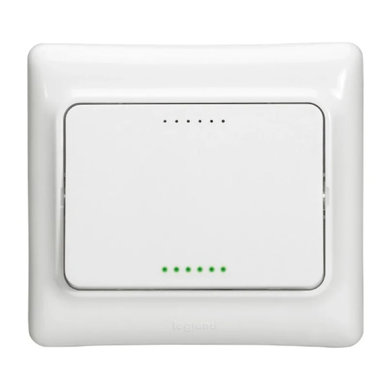 Legrand One-way switch with backlight White - Legrand Kaptika 782101