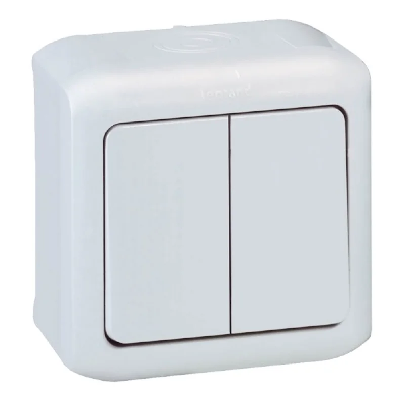 Legrand Switch double IP44 White - Legrand Forix 782362