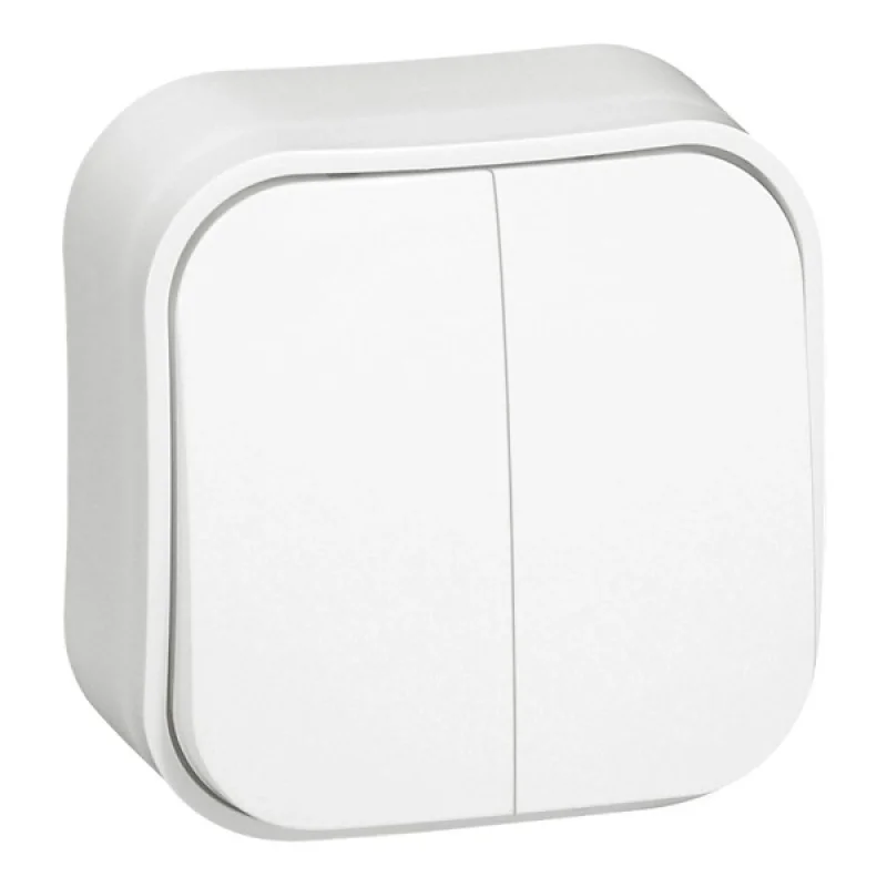 Legrand Switch double IP21 White - Legrand Forix 782402