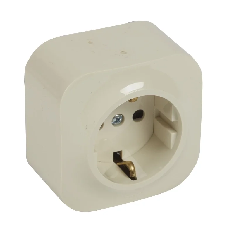 Legrand Schuko socket 2P+E 16A IP21 Cream - Legrand Forix 782450