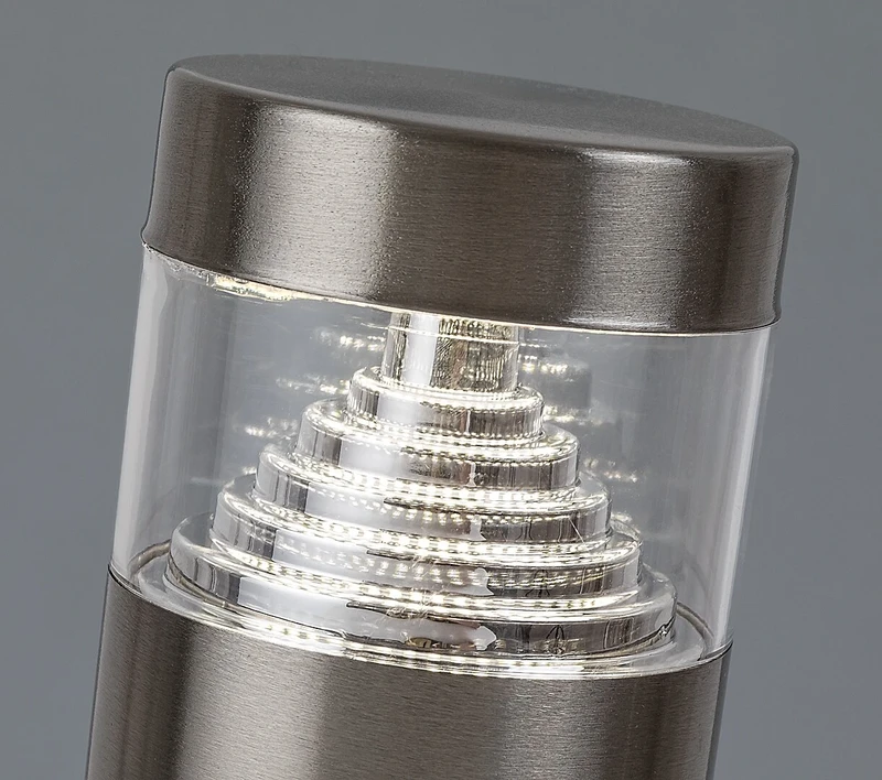 Lisbon – LED garden lamp from stainless steel, Ø75mm, 7W, 4000K, IP54