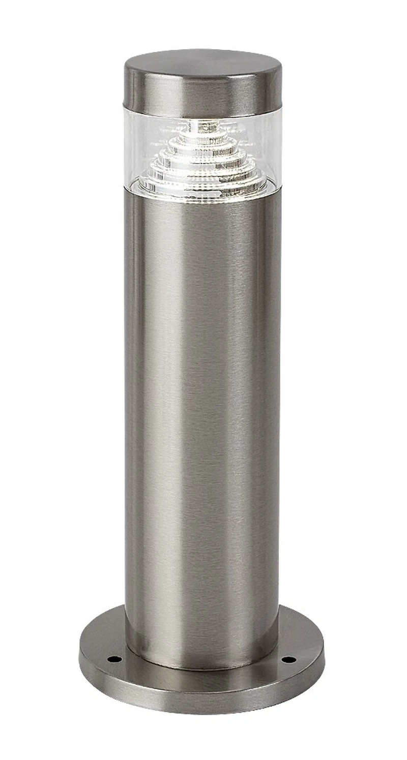 Bollard Lights Lisbon – LED garden lamp from stainless steel, Ø75mm, 7W, 4000K, IP54