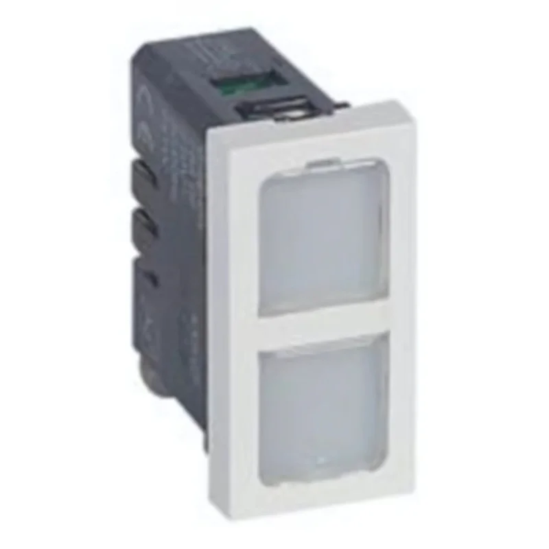Legrand Двоен светлинен индикатор 0.2W 12-24V 1M 4 цвята - Legrand Mosaic 78552