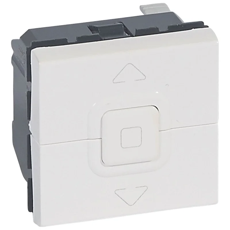Legrand Switch for shutters up to 500W antibacterial 2M White PRMOSAIC - Legrand Mosaic 78705