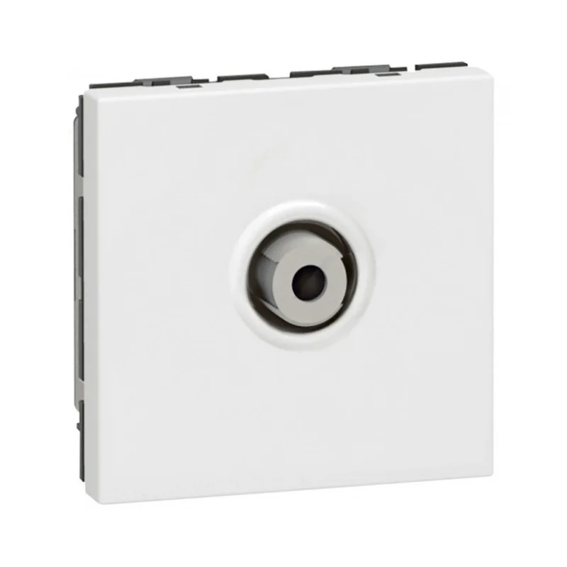 Legrand TV outlet type F connector 1dB 2M White - Legrand Mosaic 78780