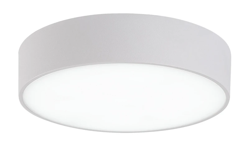 Tartu – LED ceiling light for terrace in white matt, Ø175mm, 18W, 2800-6000K, IP44