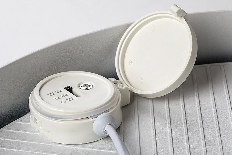 Tartu – LED плафон за тераса в бял мат, Ø300мм, 24W, 2800-6000K, IP44