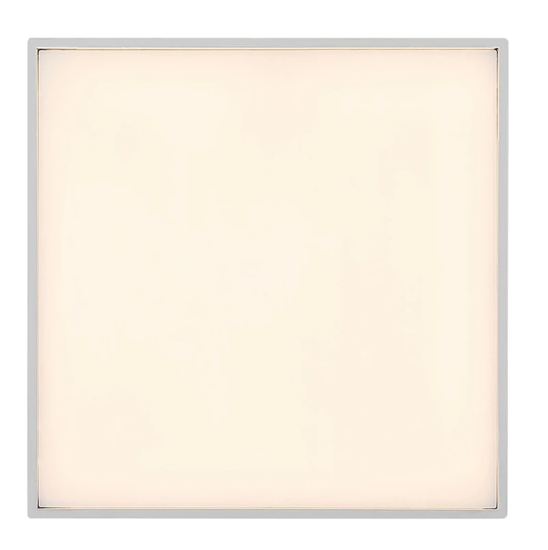 Tartu – LED ceiling light for terrace in white matt, 175×175mm, 18W, 2800-6000K, IP44