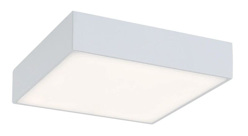 Outdoor Ceiling Lights Tartu – LED ceiling light for terrace in white matt, 175×175mm, 18W, 2800-6000K, IP44