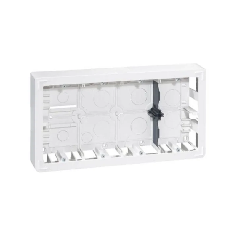 Конзола открит монтаж 2x10М дълб. 46mm - Legrand Mosaic 80278
