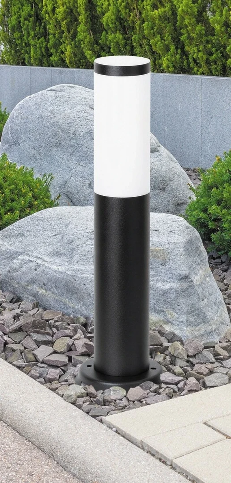 Black torch – модерна градинска лампа в черен мат, Ø73мм, E27, IP44