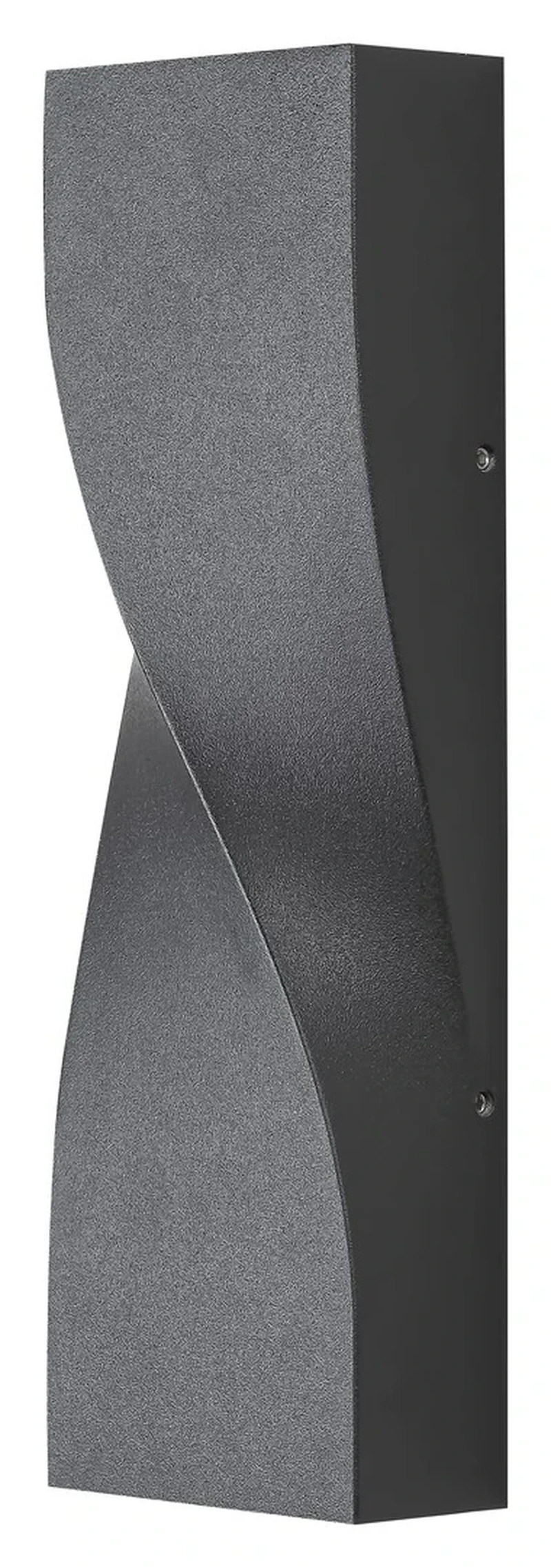Follina – LED външен аплик в черно, 80×260мм, 11W, 4000K, IP65