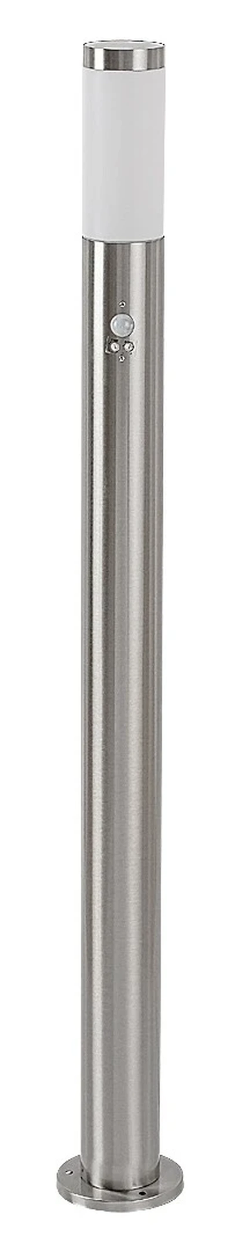 Inox torch – LED подова лампа за градина в сатениран хром, Ø76мм, 1×E27, IP44