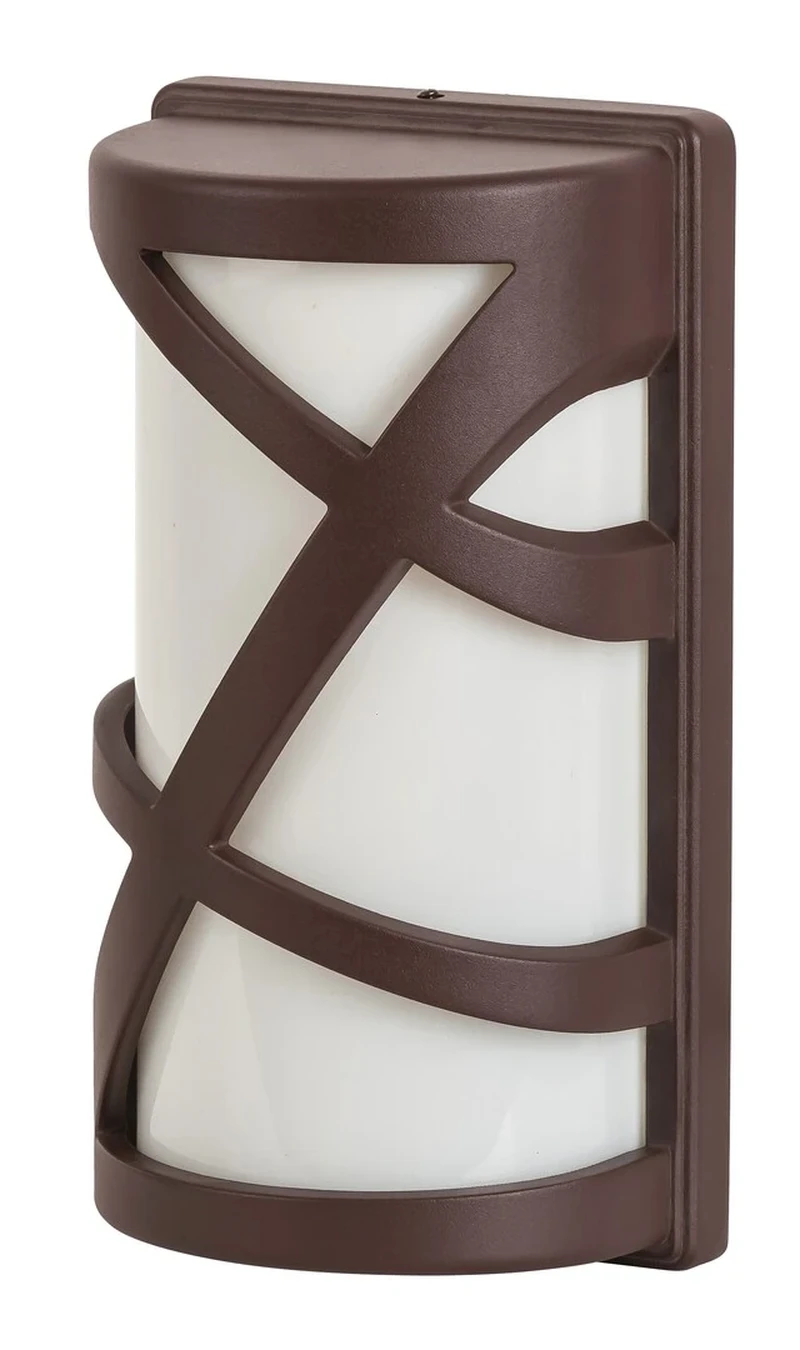 Outdoor Wall Lights Durango – modern outdoor wall light in brown, 267×146mm, IP54, 1×E27