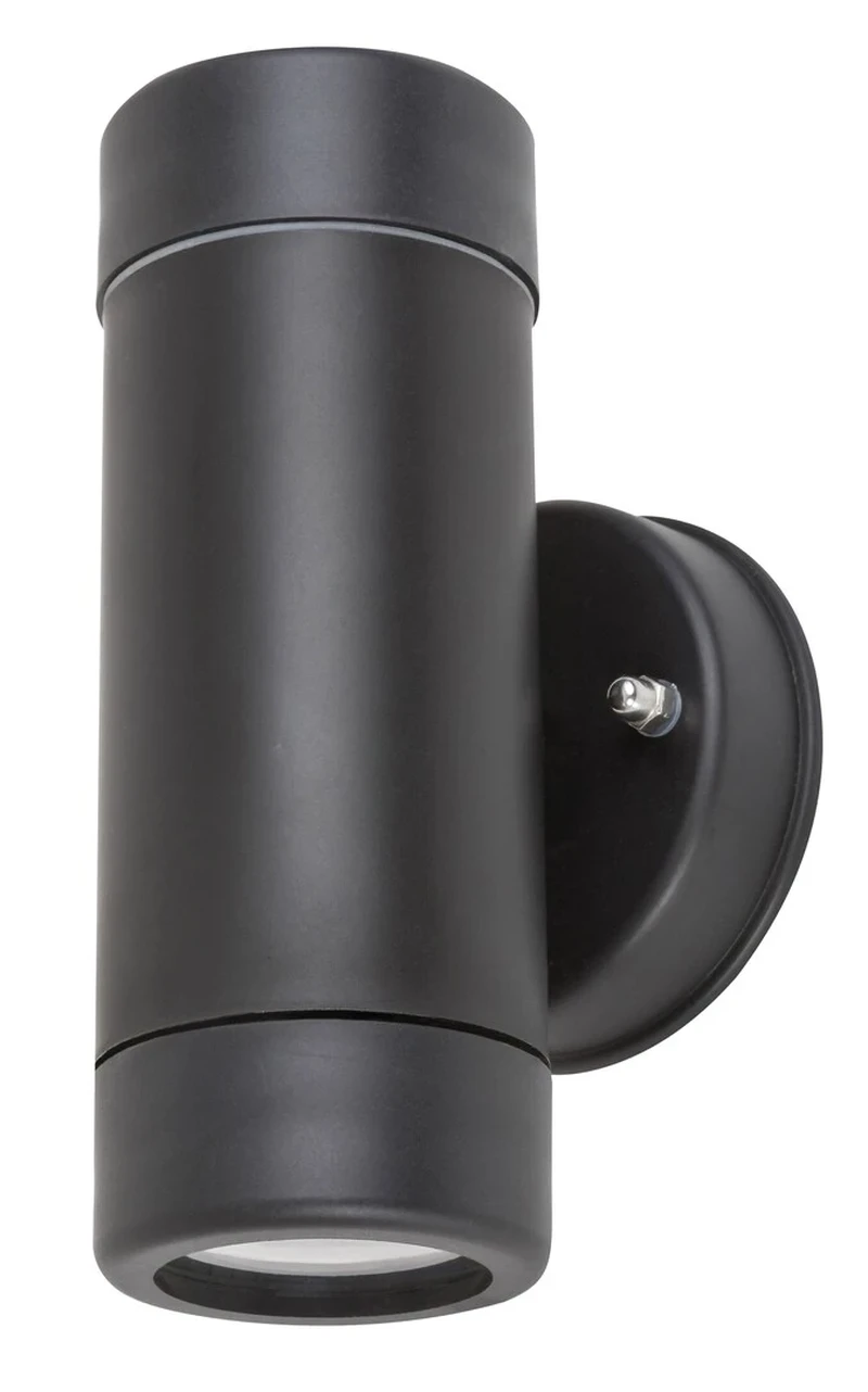 Outdoor Wall Lights Medina – minimalist outdoor lamp in black matt, 160mm, IP44, 1×GU10